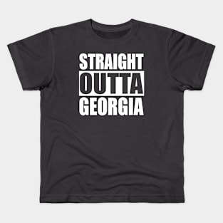 Straight Outta Georgia Kids T-Shirt